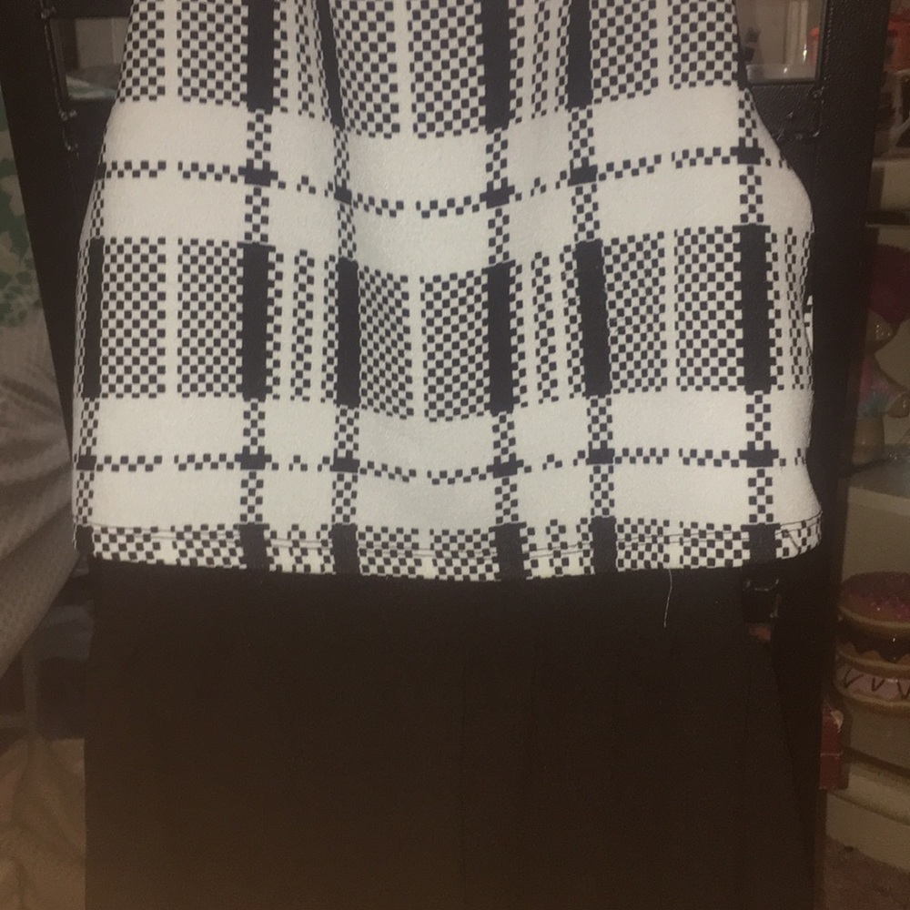 City Studio black and white dress
